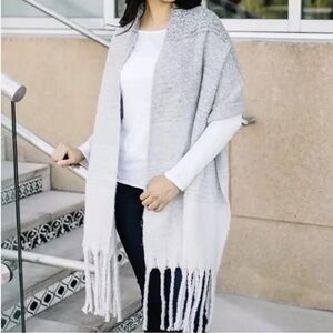 Mer Sea & Co Ombre Fringe Wide and Soft Scarf